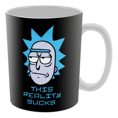 Sublifreaks Taza De Cerámica - Rick And Morty This Reality Sucks Rick 0