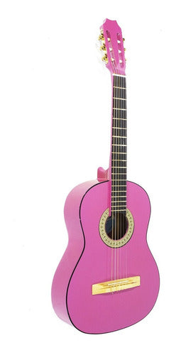 Classical Studying Guitar in Pink for Beginners 3