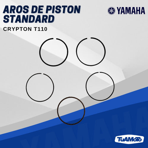 Standard Piston Rings for Crypton T110 Original Yamaha Tuamoto 2