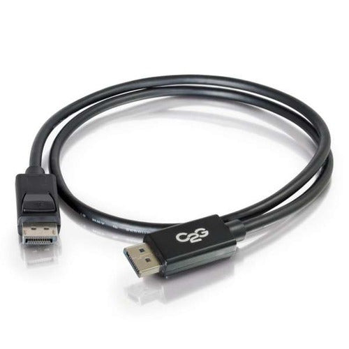 C2G 15ft DisplayPort Cable with Latches M/M, Black 1