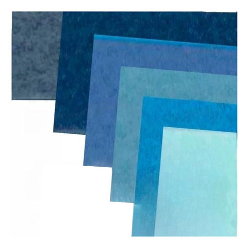 Fabriano Tiziano Color Range Blues X6 Art Cardstock 0