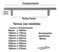 06 Puxadores Haste Alumínio Acetinado Frisos 256mm Armários 3