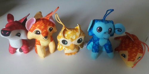 Animal Jam Coleccion Mcdonalds Mini Peluches Cada Una! 0