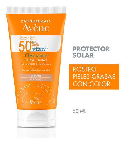 Avene Protector Solar Cleanance Triarsorb 50+ con Color X50ml 0