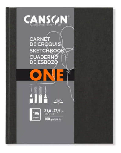 Bloco Sketchbook Canson Art Book One A4 98 Folhas 100g/m2 0