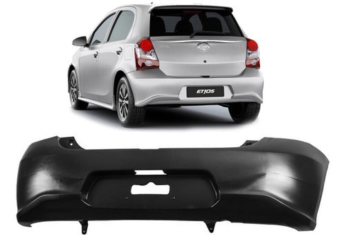 Toyota Paragolpe Trasero Etios 2017 2018 2019 5 Puertas Plastico 0