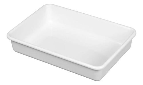 Blanco Rectangular Plastic Tray 33x25x7 0