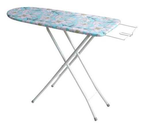 Adjustable Metal Ironing Board 91x30cm with Iron Rest 22