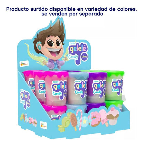 Gelele Slime Pote Candy Colores Slimy 3801 X1 Unidad 4