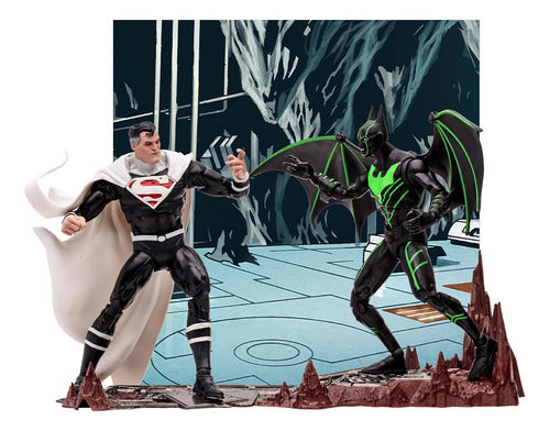 McFarlane Set Muñeco Batman Beyond Vs Justice Lord Superman 7