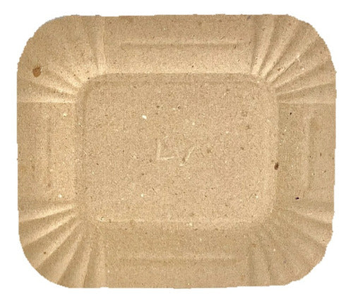 800 Disposable Brown Kraft Cardboard Eco Rectangular Trays 23x29 0