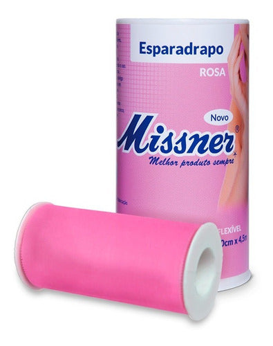 Kit C/ 3 Esparadrapo Cirurgico 10 X 4,5 Metros Rosa Missner 1