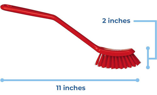 Vikan - Cepillo Para Platos Finos - Cepillo De Limpieza Resi 3