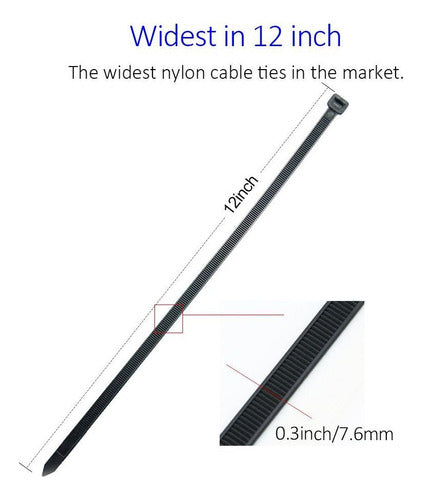 Sujetacables De Cable Heavy Duty 12 Pulgadas, Lazos De Alamb 2