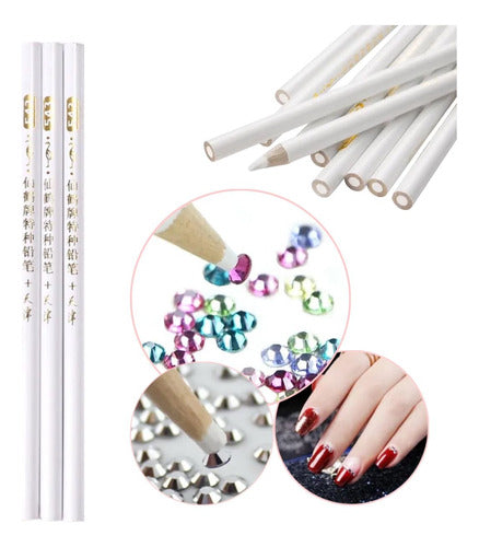 M&Q Regalos Magic Pencil for Lifting Strass x2 Nail Decoration 0