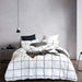 Wellboo White Checkered Quilt Set Bedding 0