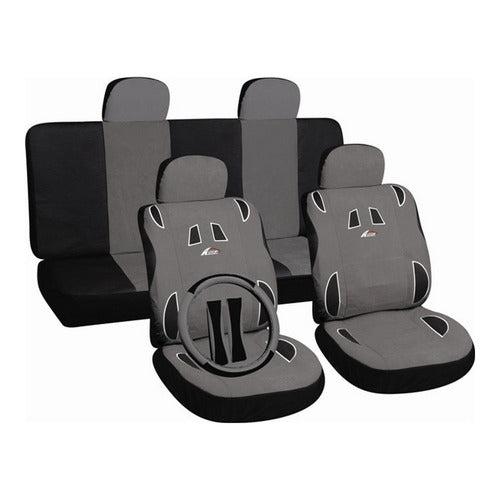 AUTOP Seat Cover Kit + Steering Wheel Cover 0