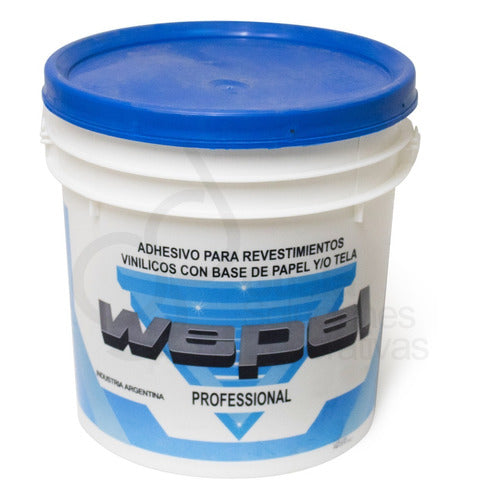 Professional Wepel WPROF4 Wallpaper Adhesive - Ideal for Muresco Paper - 4kg Bucket 0