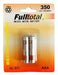 Full Total Rechargeable AAA Battery Pack - 6 Batteries 350mAh 1