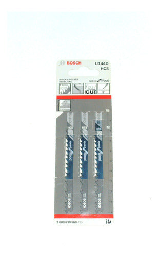 Bosch Basic U19BO Jigsaw Blades Pack of 3 0