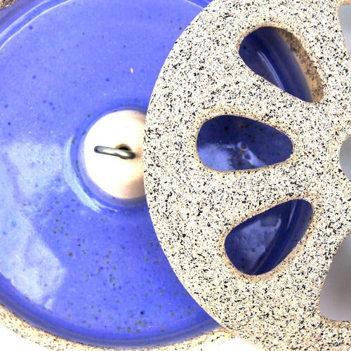 Ceramic Stone Spiral Holder with 4 Aromatic Spirals - Peperina Essentials 2