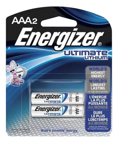 Energizer Ultimate Lithium AAA Batteries Pack of 2 Super Offer 0