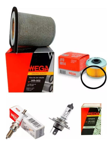 Wega Kit Filtros X4 for Honda Twister CBX 250 0