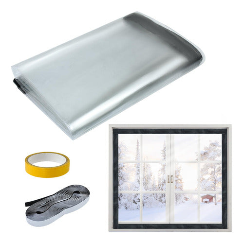 Jeyeou Window Insulation Kit for Heat and Cold 1.60m x 1.20m 0