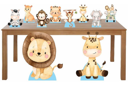 Kit Totens Safari Cute - Display Para Chão E Mesa 0