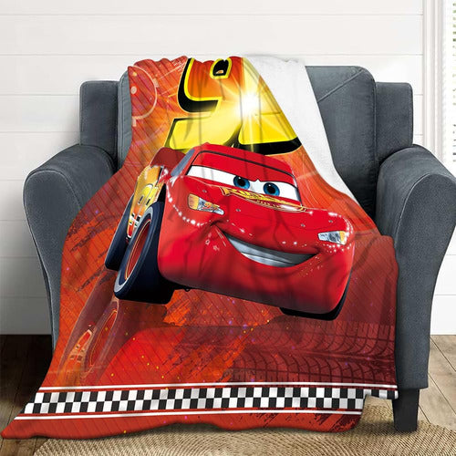 Osbele 40 60 Lightning Mcqueen Manta Franela Súper Suave Man 0