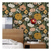 Haokhome 93217 - Papel Tapiz Floral Grande Vintage Para Desp 1