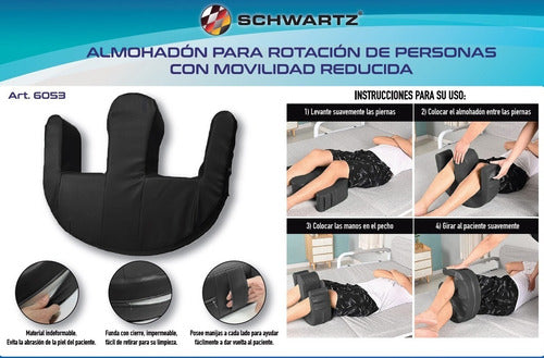 Schwartz Almohadón Rotación De Personas Cama Baja Movilidad 1