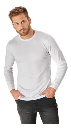 Tres Ases Thermal Cotton Long Sleeve T-Shirt for Men 40