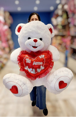 Giant Teddy Bear with Heart - Super Large Cuddly Plush Bear 18