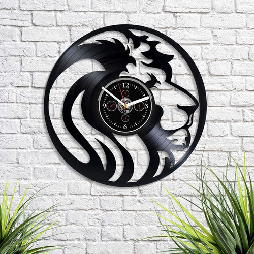 Handmadecorp Lion Wall Clock 12 Inch Animal Wall Clock 1