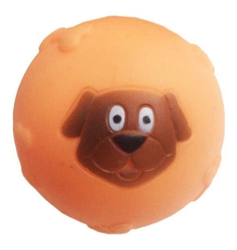 Mercadoflash Puppy Face Toy Ball for Pets 0