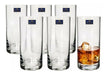 Bohemia Crystal Long Drink Glasses Set of 6 Original 1