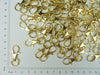 Golden Carabiner Keychain Clasp x 500 Supply Bijou Accessories 0