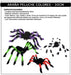 JBIM Araña Chica 30cm Pack X 4 Kit Decoracion Halloween 1