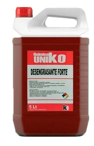 Industrial Degreaser Forte Uniko - 4 Drums of 5 Liters Each 1