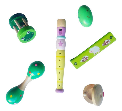 CocoLate Toys Musical Kit for Babies 8 Months - Wooden Instruments 2