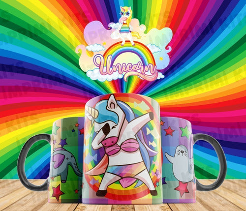 Plantillas Sublimar Tazas Unicornios Infantiles Cancheros #2 1