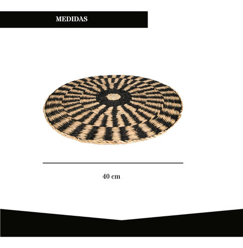 Form Individual Round Fiber Mat 1