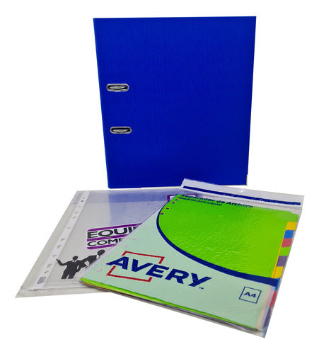 Avios A4 Binder Combo Kit + Dividers + Sleeves 0