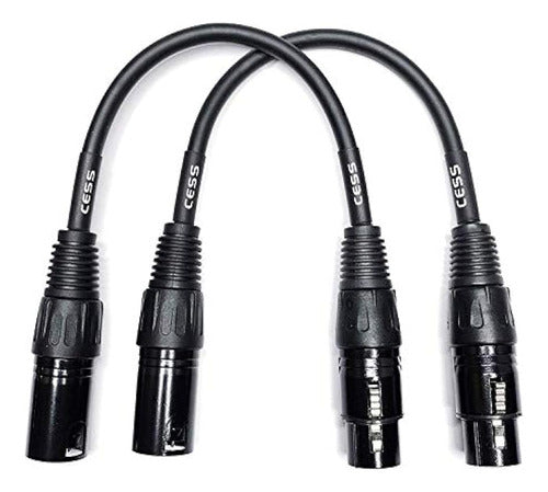 Cess-078 Cables Adaptadores Xlr De 3 Pines A Xlr De 5 Pines, 1