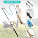 Meieke Flirt Pole Toy Para Perros, Pet Teaser Wand Outdoor I 2