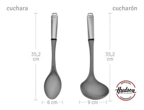 Hudson Set X6 Utensils + Teflon Ceramic Support Zztt 2