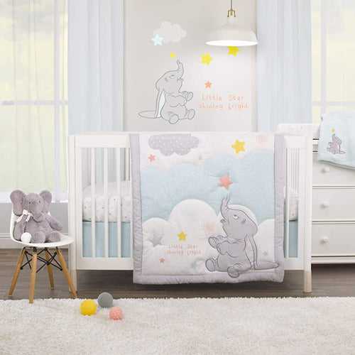 Disney Dumbo - Shine Bright Little Star Aqua, Gris Y Amarill 4