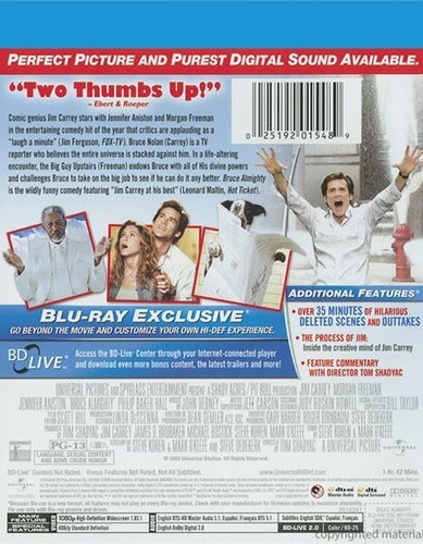 Blu-Ray Bruce Almighty / Todopoderoso 1