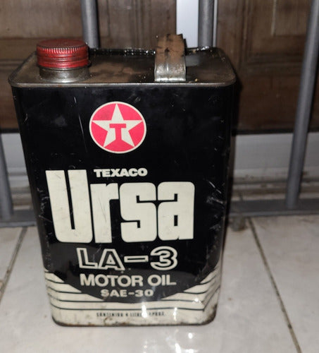 Lata De Aceite Texaco Ursa Vacia 0